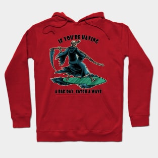 Catch a wave for halloween day Hoodie